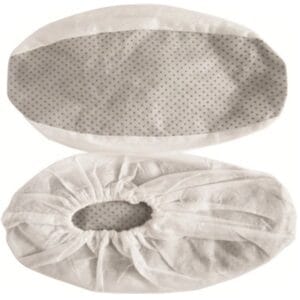 PVC dotted shoe covers — sole showing anti-slip dots, Wellmien