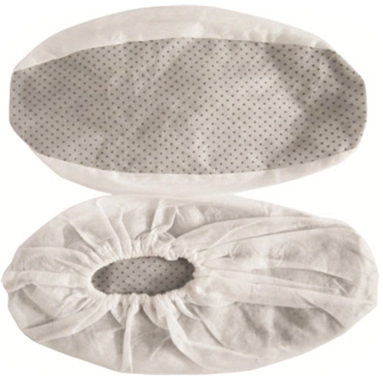 PVC dotted shoe covers — sole showing anti-slip dots, Wellmien