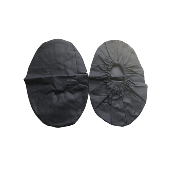 SBPP nonwoven shoe covers — front view, blue, Wellmien
