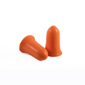High-Visibility Orange Foam Earplugs