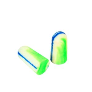 Multi-Color Swirl Disposable Foam Earplugs
