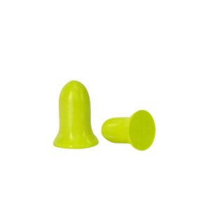 High-Visibility Lime Green Safety Earplugs