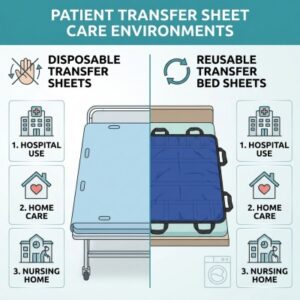 Where is the patient transfer sheet used